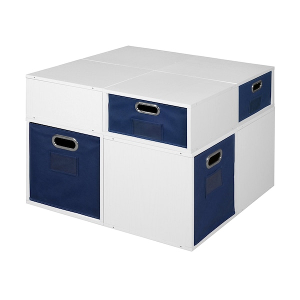 Storage Set,4 Full Cubes/4 Half Cubes,St